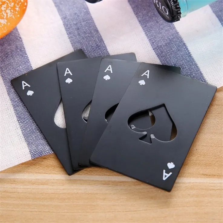 Bottle opener ( Ace of spades ) - stainless steel - Black Bottle opener ( Ace of spades ) - stainless steel - Black
