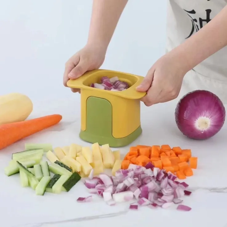 Simple vegetable cutter - Yellow Simple vegetable cutter - Yellow